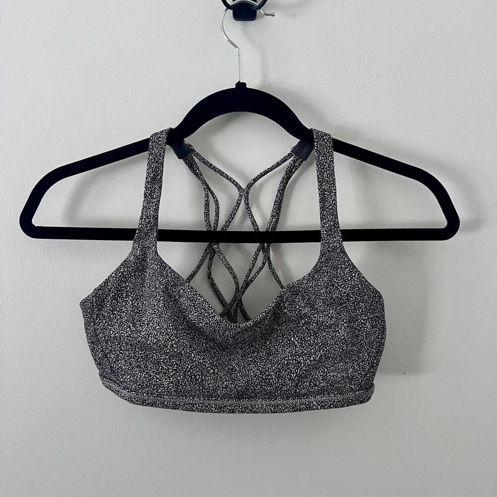 Lululemon sports bra pebble black